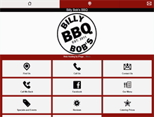 Tablet Screenshot of billybobsbbq.biz